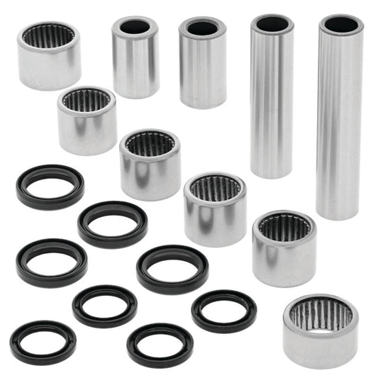 QuadBoss linkage repair kit for Yamaha YFZ450 ATV, includes replacement parts for rear suspension linkage.