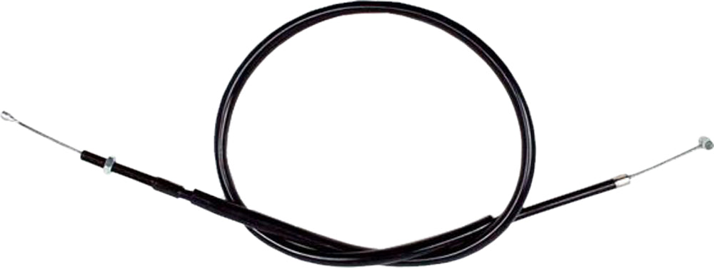 Motion Pro black vinyl clutch cable with longitudinally-wound housing, designed for motorcycle clutch systems.