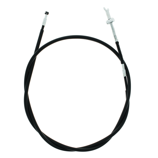 QuadBoss Honda TRX300 Fourtrax rear hand brake cable part 565226, showing the black cable with connectors on each end.