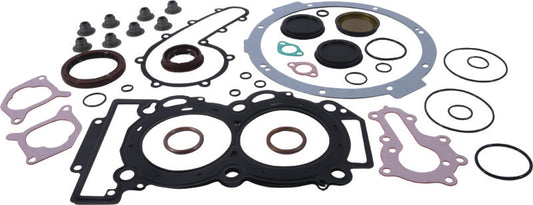 QuadBoss 15-21 Polaris Scrambler 850 gasket set with oil seals, includes multiple gaskets and seals for engine repair.