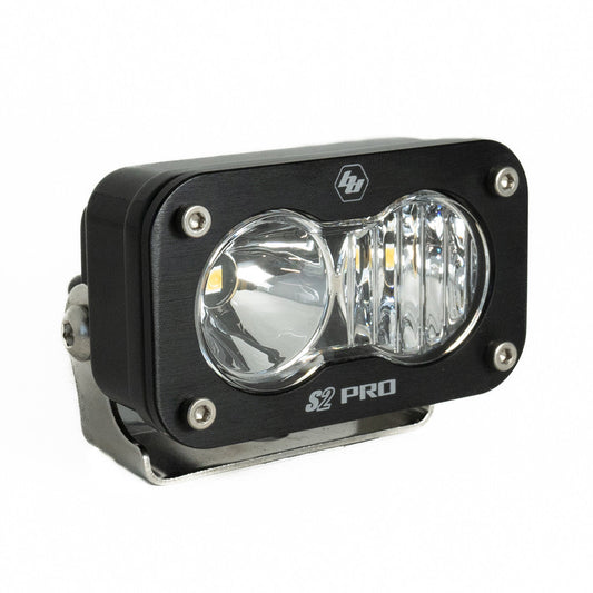 Elektrisches Racing Baja Designs S2 Pro LED light for Surron and E Ride Pro, prewired for easy installation.