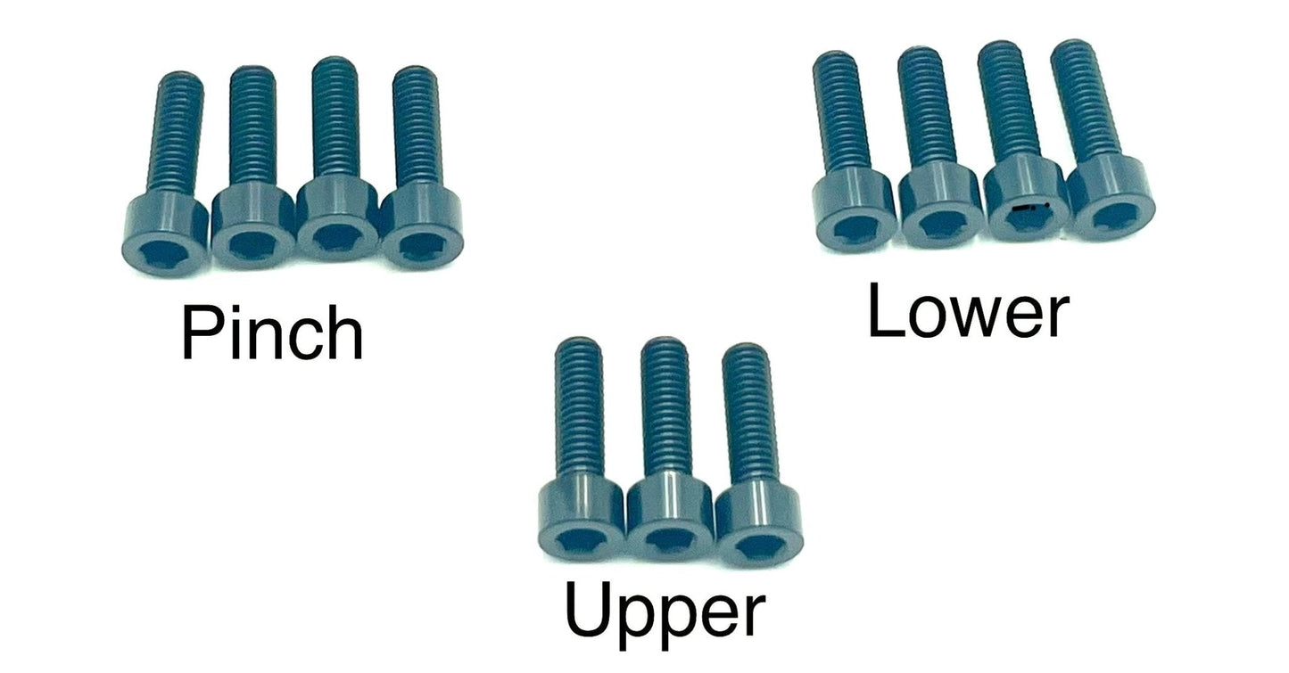 Titanium EXT Ferro Fork 11/17 Piece Bolt Kits - Howling Moto