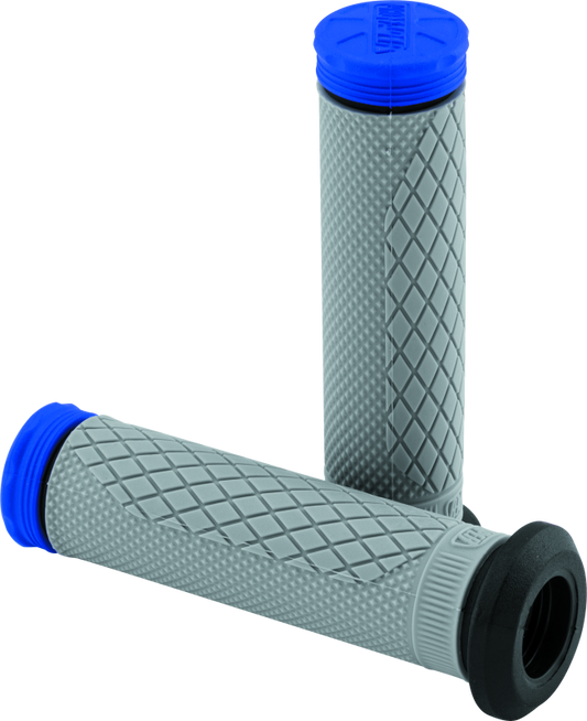 ProTaper, ProTaper Tri Density Full Diamond ATV Grips - Blue, Part Number 024879