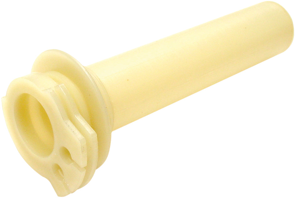 Motion Pro MP throttle sleeve with enhanced grip and durability, showing close-up of textured rubber surface on a motorcycle handlebar.