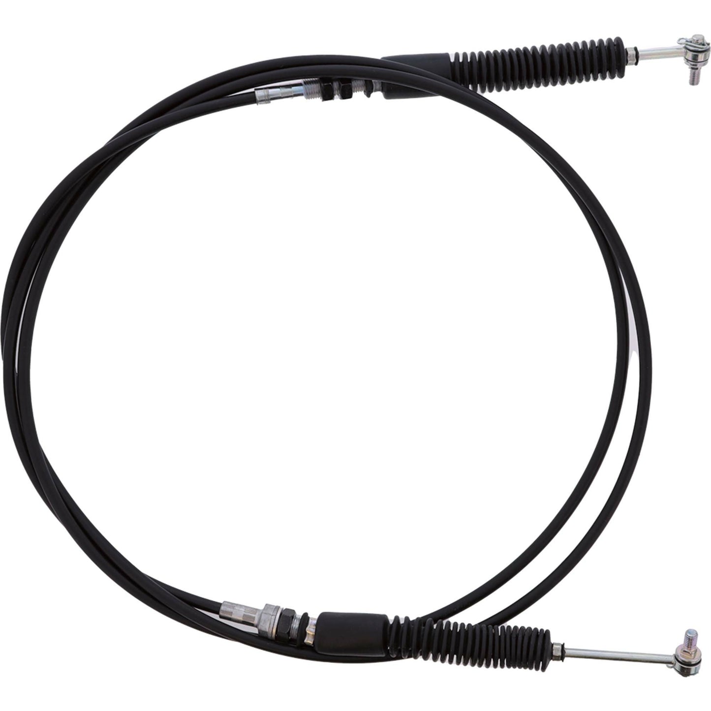 All Balls Utility Vehicle Shift Cable Part 45-5004, black metal and rubber components, designed for easy gear shifting.