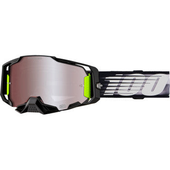 100% Armega Goggle - Lightspeed - HiPER Silver Flash Lens 50003-00014 - Howling Moto