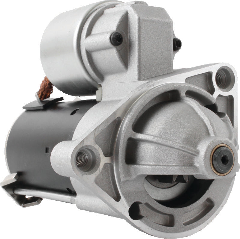 QuadBoss starter motor for 2011-2017 John Deere Gator XUV 825i and Kawasaki Mule PRO-FX vehicles, new replacement part.