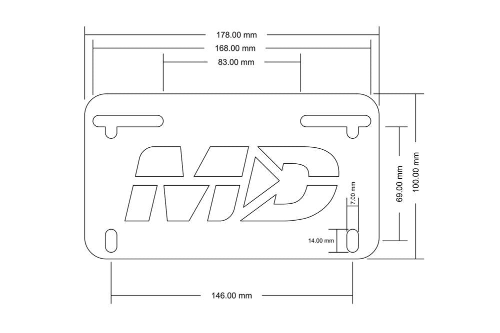 Motodynamic Fender Eliminator Kit for Honda Grom All Years - Howling Moto