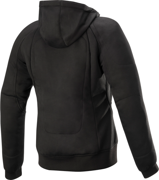Black and pink Alpinstars women's sport jacket hoodie in 2XL, featuring a sleek design and sporty fit.
