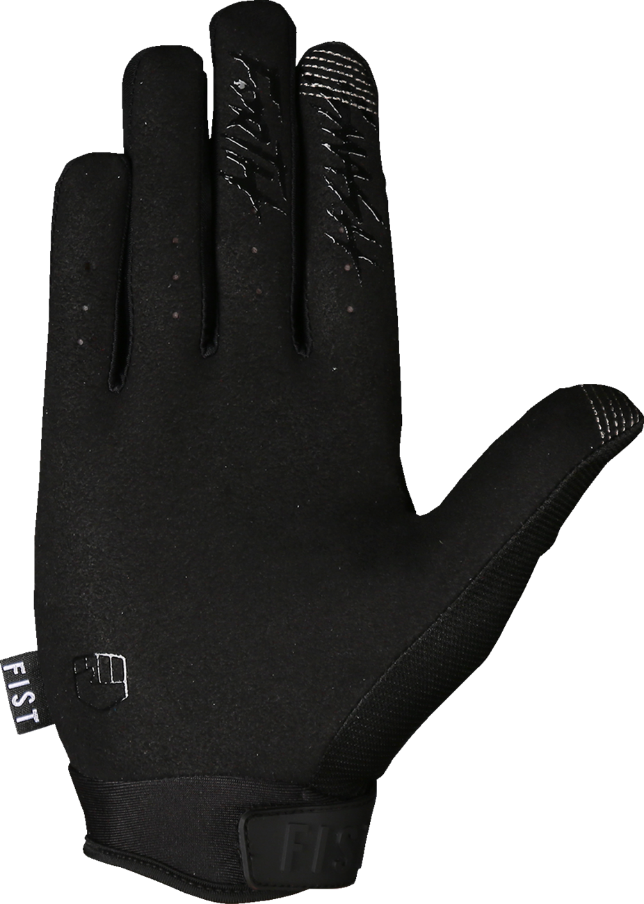 FIST HANDWEAR Strapped Stocker Gloves XS in black with pre-curved Clarino® palm for secure grip and comfort.