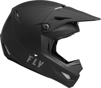 FLY RACING KINETIC SOLID HELMET MATTE BLACK - Howling Moto