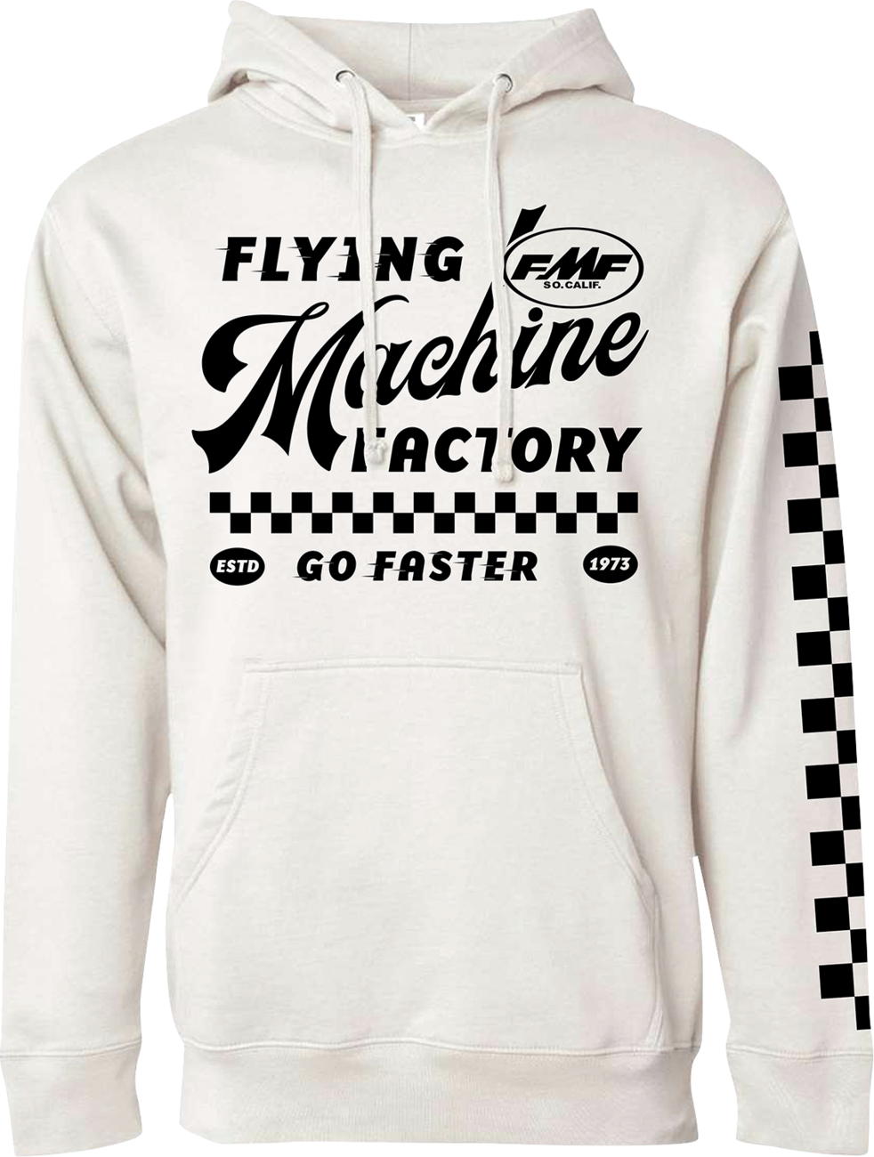 FMF Faster Hoodie - Bone, Large - FA25121900BONLG