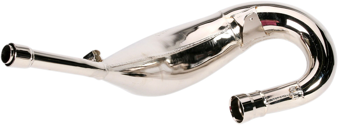 FMF Fatty Pipe 020018 motorcycle exhaust pipe for improved motorcycle performance, shown on a dirt bike.