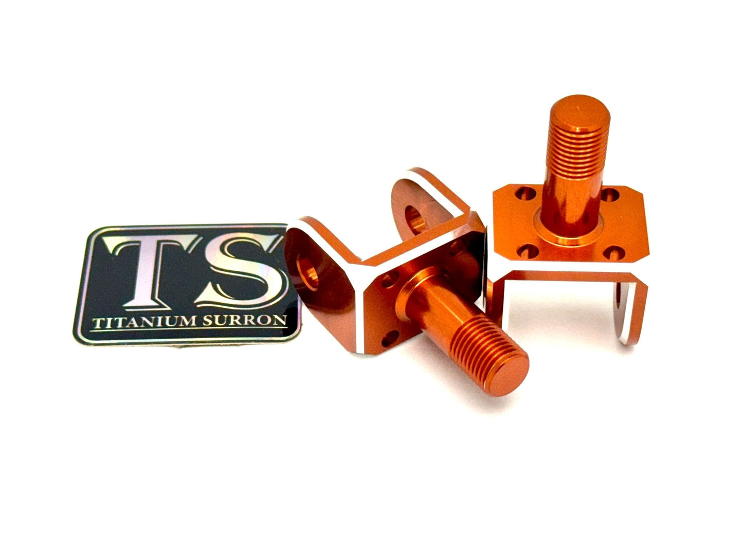 Footpeg Bracket Connectors for E-moto (Machined Finish) - Howling Moto