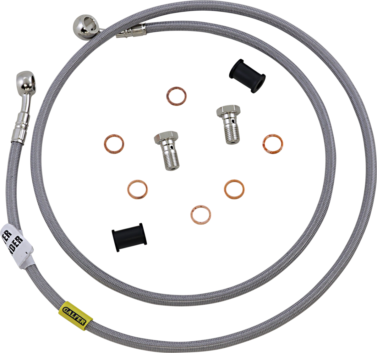 GBRAKES hydraulic clutch line for GSF 1200 Bandit motorcycle, durable and flexible clutch hydraulic line with fittings.