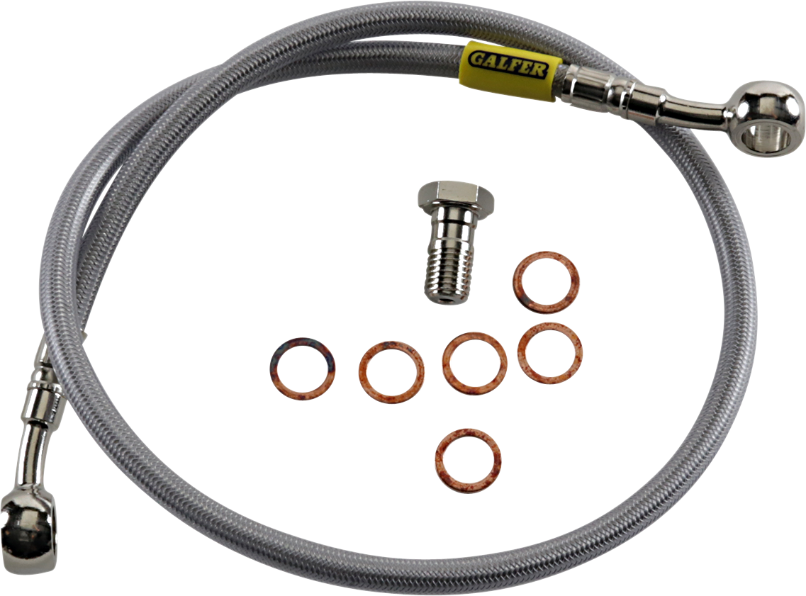 GBRAKES stainless steel bike brake line FK003D90R for improved stopping power and reliable braking performance.