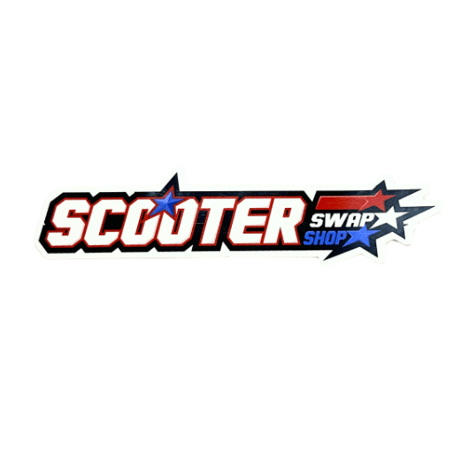 "GI GO" Scooter Swap Shop Sticker - Howling Moto