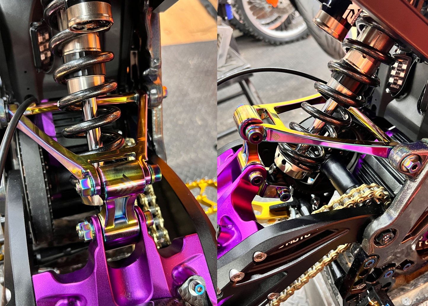 Heavy Hitter Titanium Suspension Hardware - Howling Moto