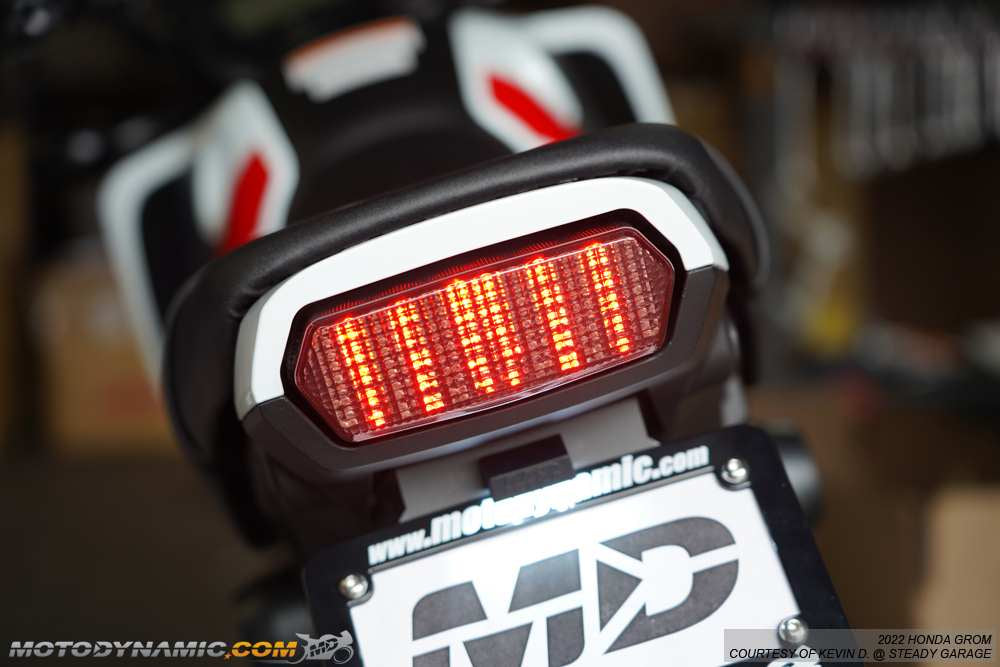 Motodynamic 2022-2025 Honda Grom 125 Sequential LED Tail Lights - Howling Moto