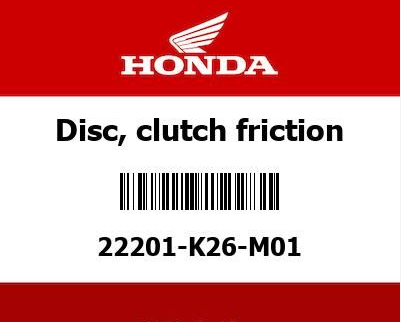 Honda OEM Clutch Friction Disc - Grom 2025+ | 22201-K26-M01 - Howling Moto