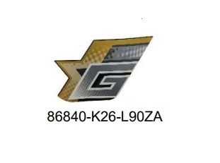 Honda OEM 2024 Grom SP Left Shroud B.Plate Decal - Howling Moto