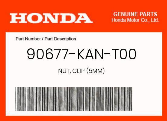 Honda Grom Clip Nut (5mm) 2014 - 2020 - Howling Moto