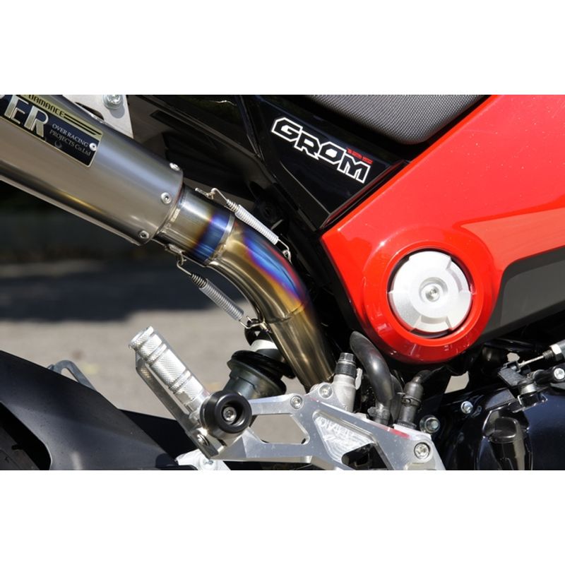 OVER RACING GP-PERFORMANCE RS-R FULL TITANIUM FULL EXHAUST 2014-2015 HONDA GROM - Howling Moto
