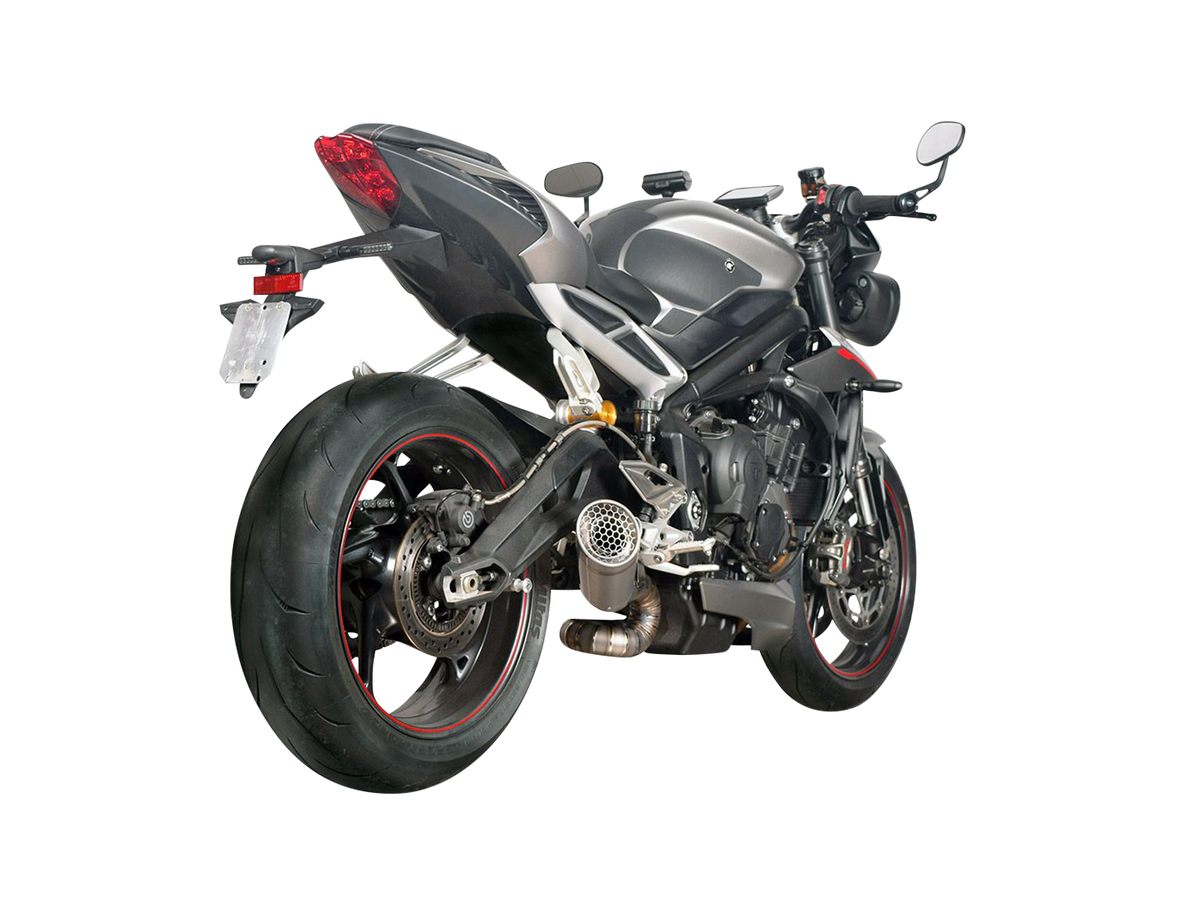 SPARK TRIUMPH STREET TRIPLE 765 "GRID-O" FULL EXHAUST SYSTEM (2017+) - Howling Moto
