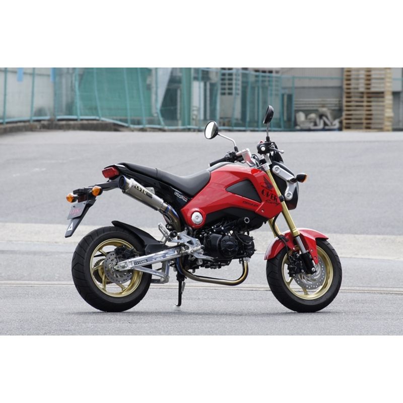 OVER RACING GP-PERFORMANCE RS-R FULL TITANIUM FULL EXHAUST 2014-2015 HONDA GROM - Howling Moto