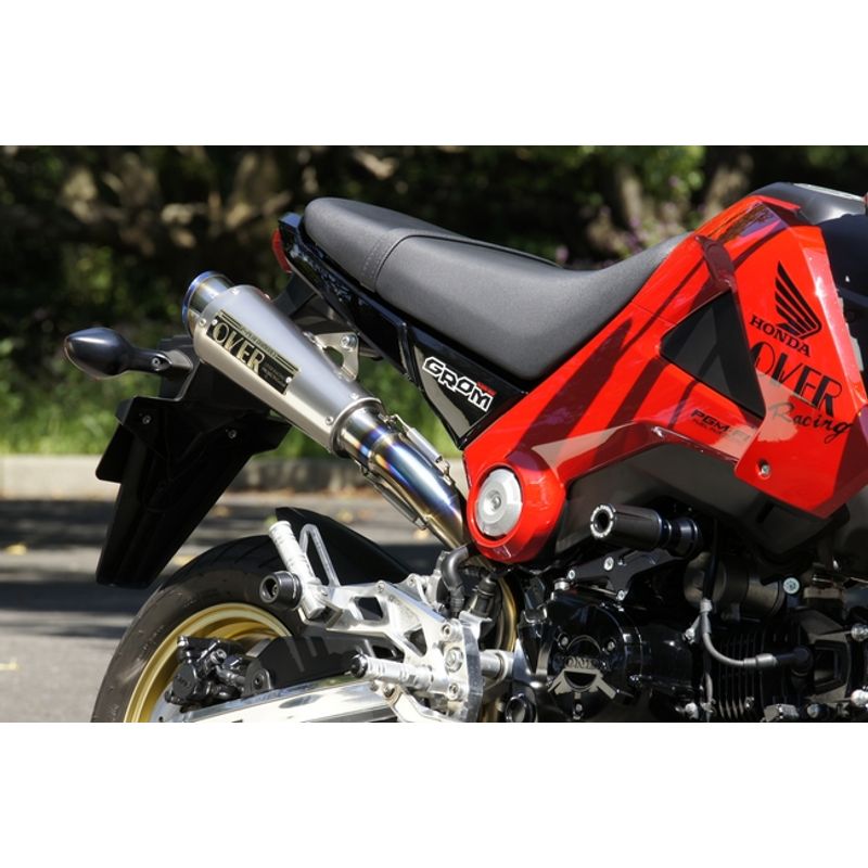 OVER RACING GP-PERFORMANCE RS-R FULL TITANIUM FULL EXHAUST 2014-2015 HONDA GROM - Howling Moto