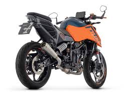 Bill's Exhausts welded dB-Killer for KTM Duke 390 2024-2025 Arrow slip-on exhaust, in Nichrom finish, in stock.