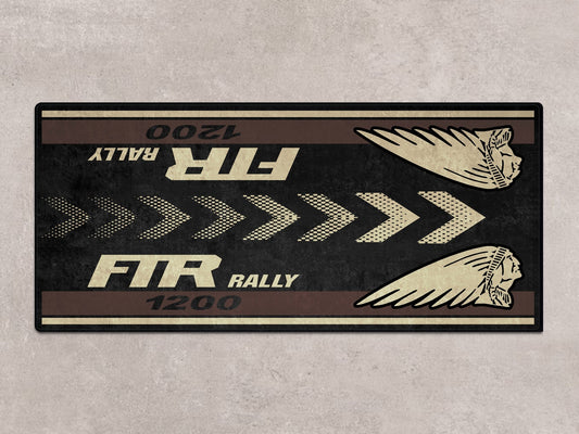Designed Pit Mat for Indian FTR Rally 1200 Motorcycle - MM7318 - Howling Moto