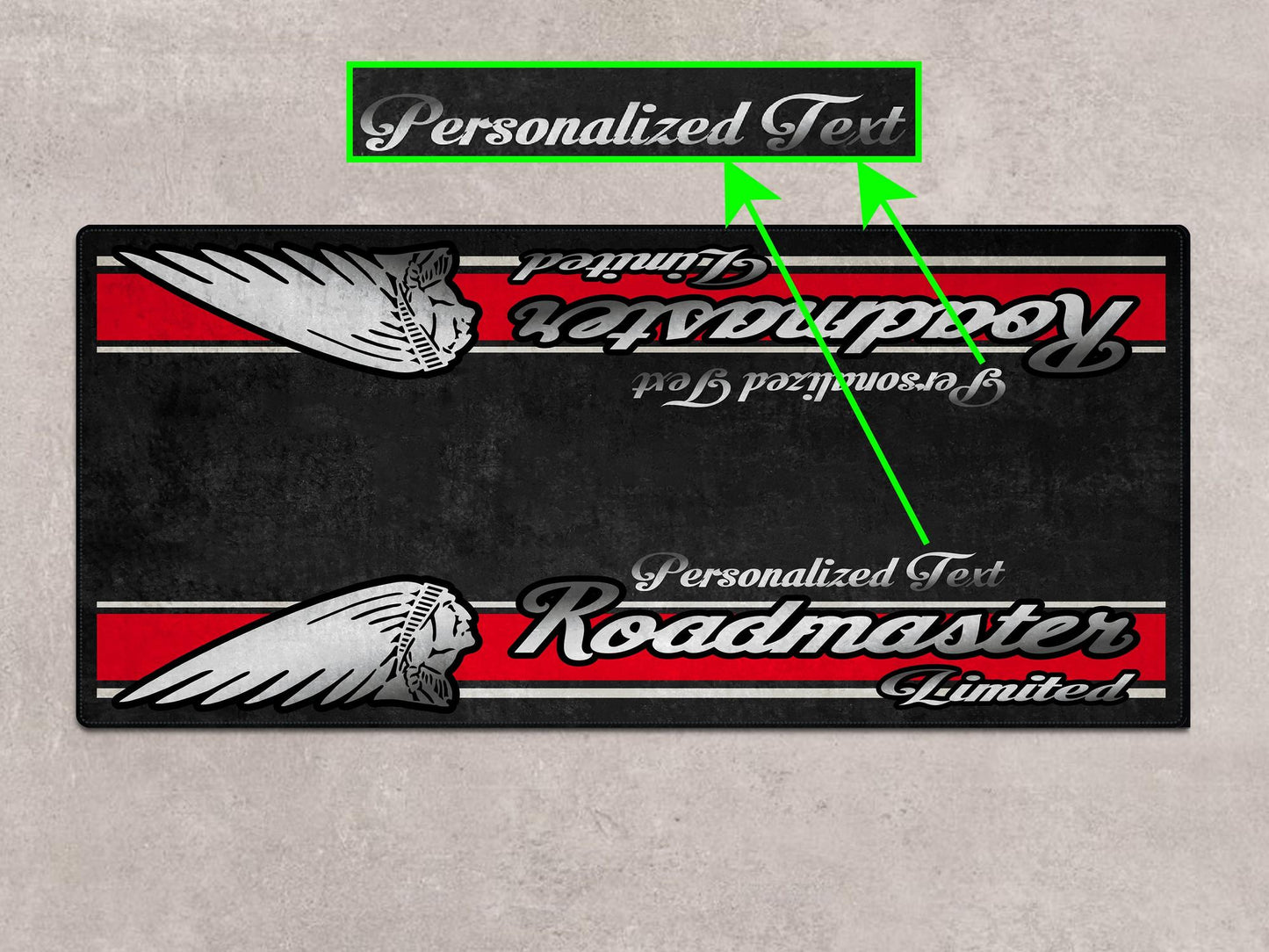 MPM Motorcycle Mat for Indian Roadmaster Limited - MM7336 - Howling Moto