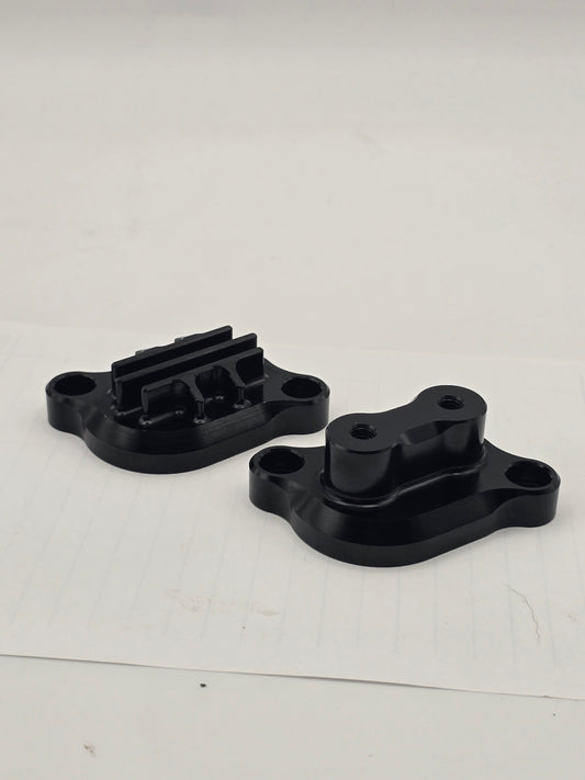 Kitaco Grom 3 Row Cooler Tappet Mount Caps (Pair) (Open-Box) - Howling Moto