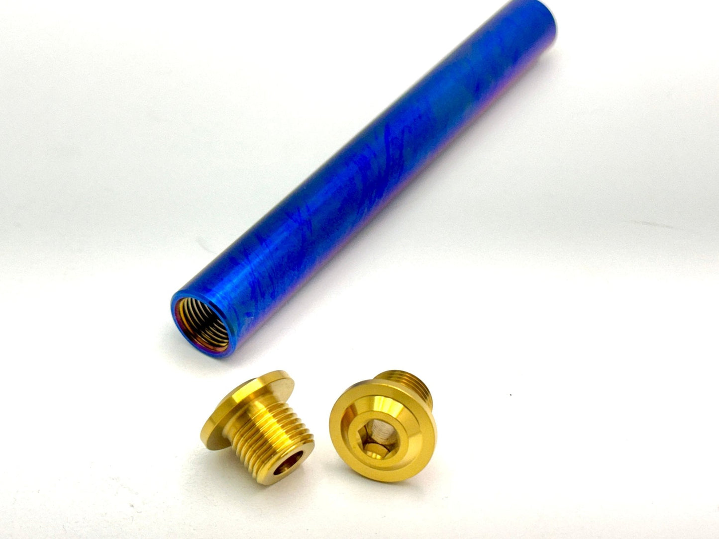 KKE Fork Custom Titanium Axle and Two Axle End-Bolts - Howling Moto