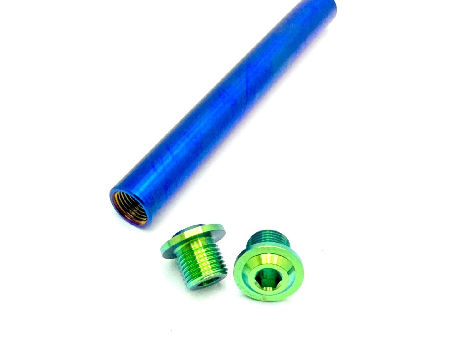 KKE Fork Custom Titanium Axle and Two Axle End-Bolts - Howling Moto