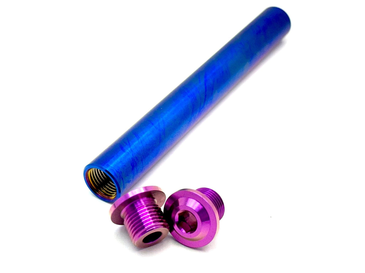 KKE Fork Custom Titanium Axle and Two Axle End-Bolts - Howling Moto