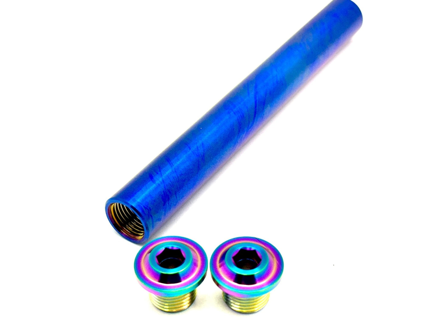 KKE Fork Custom Titanium Axle and Two Axle End-Bolts - Howling Moto