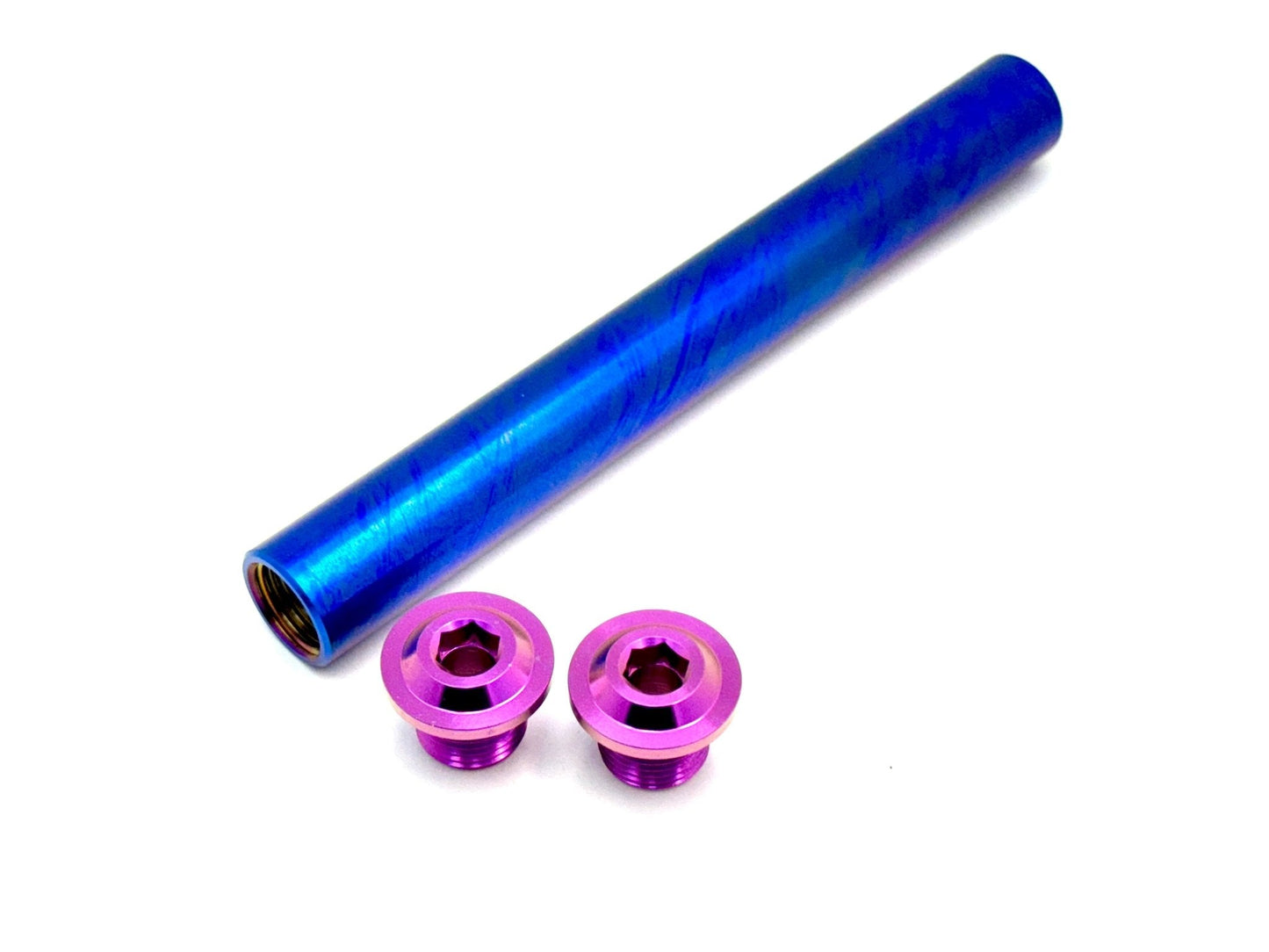 KKE Fork Custom Titanium Axle and Two Axle End-Bolts - Howling Moto
