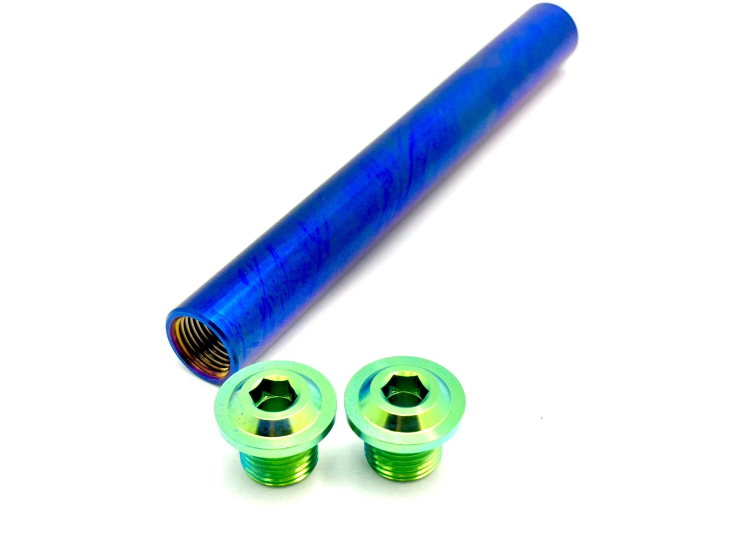 KKE Fork Custom Titanium Axle and Two Axle End-Bolts - Howling Moto