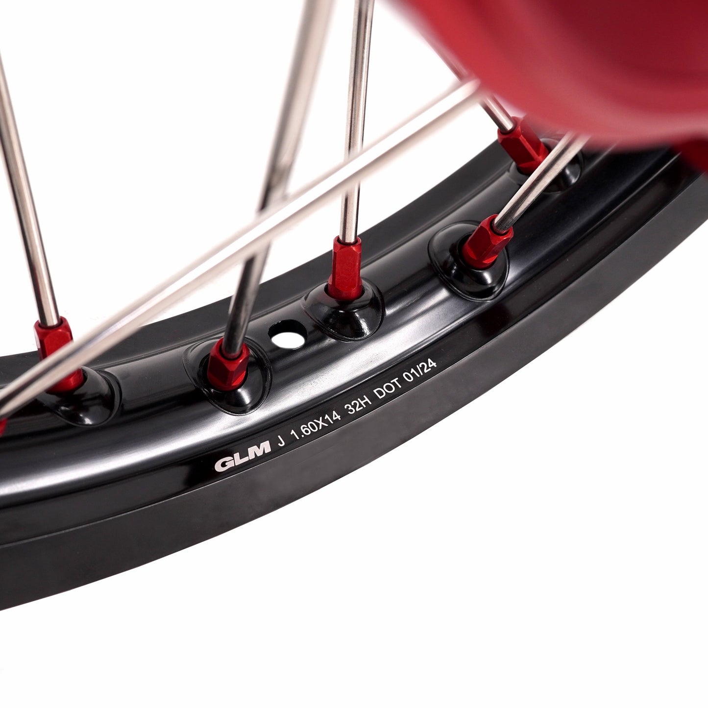 KKE 17"*1.4/14"*1.6 Small Kid's Wheels For KTM SX 85 GAS GAS MC85 2021-2024 Red Nipples - Howling Moto