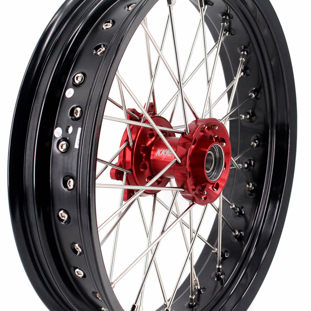 KKE 17 Inch Supermoto Spoke Alloy Wheels Rims For HONDA CRF250L 2013-2020 - Howling Moto