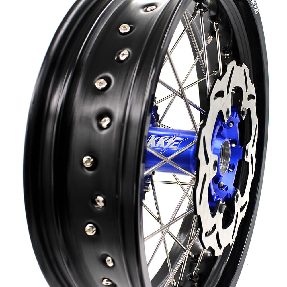 KKE 3.5 & 4.25 Wheels for Yamaha WR250F 2001 WR450F 2003-2018 Blue - Howling Moto
