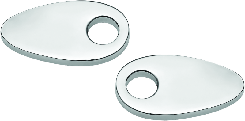 Kuryakyn, Kuryakyn Fender Strut Adapter Plates for Harley-Davidson - Chrome, Part #2577