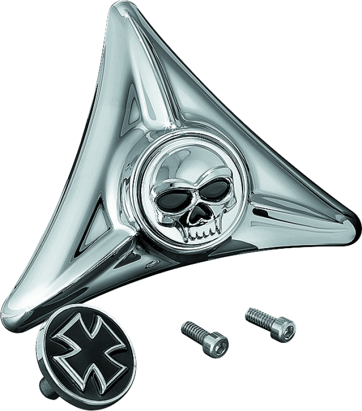 Kuryakyn, Kuryakyn License Plate Mounting Hole Covers Zombie Chrome Part #3158