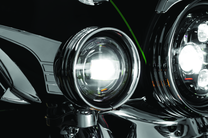 Kuryakyn, Kuryakyn Orbit 4-1/2 inch Passing Lamps with Black Finish - Part Number 2474