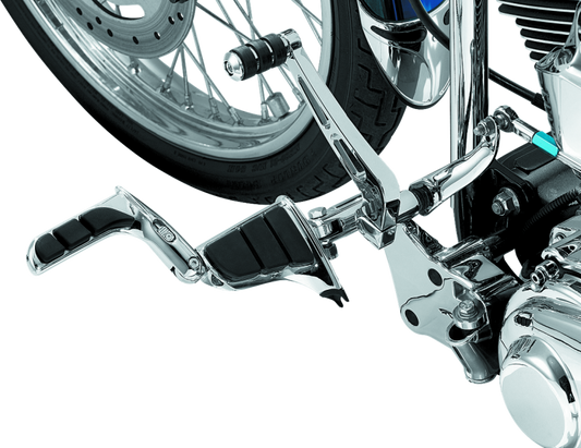 Kuryakyn Swingwing Peg with Male Mount Adapter in chrome for motorcycle rider foot pegs and footrest accessories