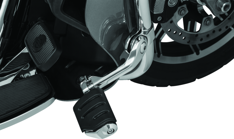 Kuryakyn Tour-Tech Cruise Mounts with 6-inch arm for powersports motorcycles, showcasing durable mounting hardware for handlebars.