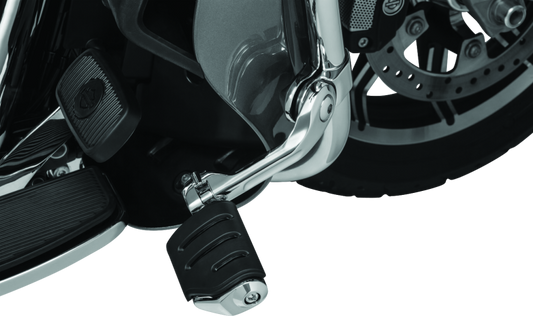 Kuryakyn Tour-Tech Cruise Mounts with 6-inch arm for powersports motorcycles, showcasing durable mounting hardware for handlebars.