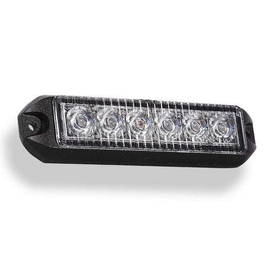 6 LED Emergency Vehicle Grill Warning Light Head - Howling Moto
